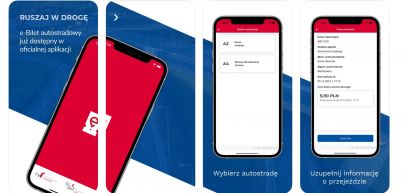 Aplikacja e-toll na przejazd autostradą