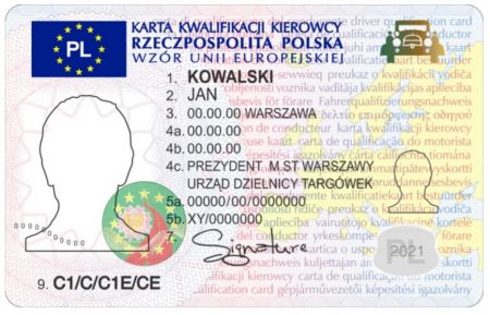 Karta kwalifikacji kierowcy