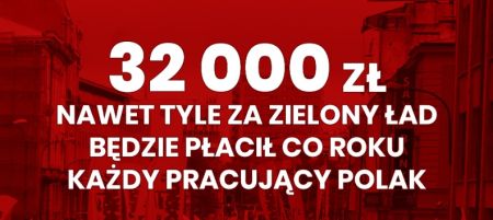 Zielony ład - koszty dla społeczeństwa